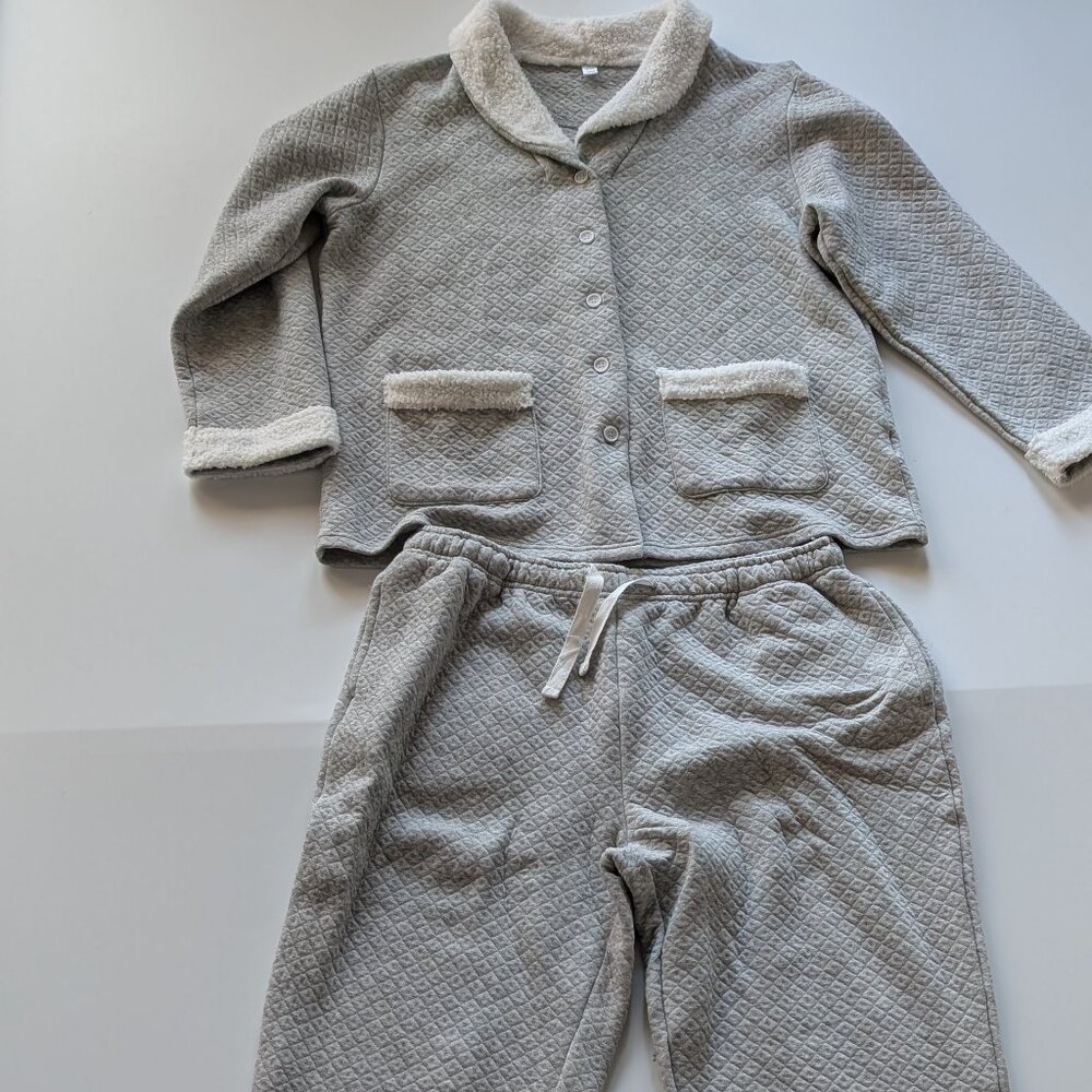 HEARTNICE Women Pajama Set, Quilted Sherpa